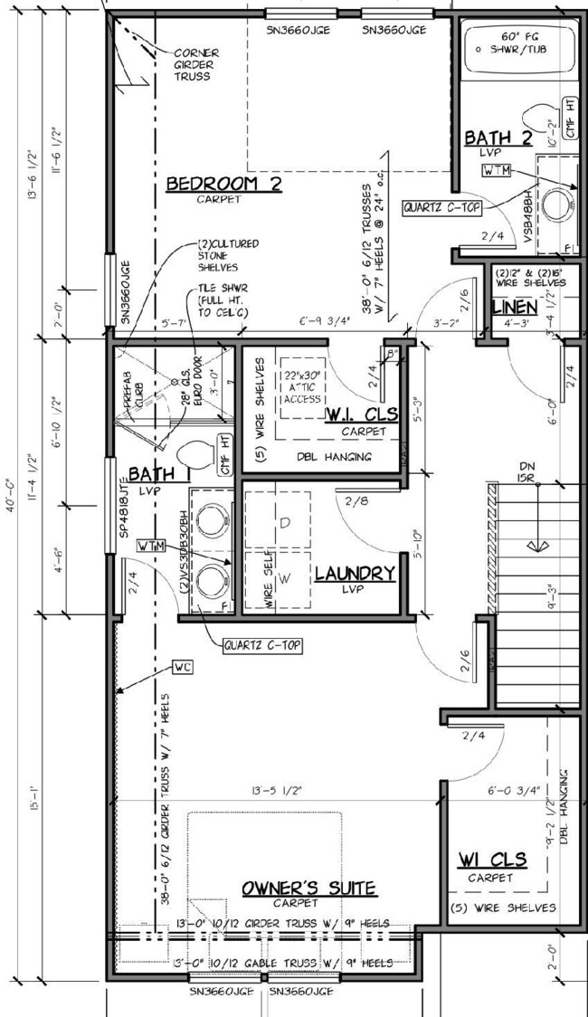 upper level unit A