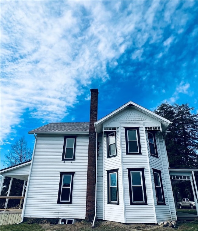 Every side of this home has character and charm. T