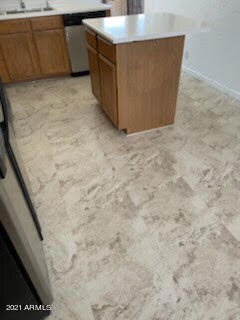 New flooring in Kitchen