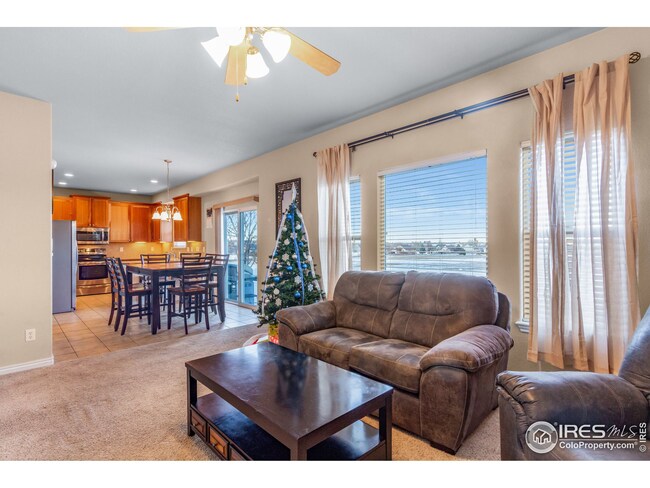 Family room open to eat in kitchen - enjoy the open feel