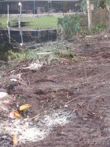 Lot being cleared