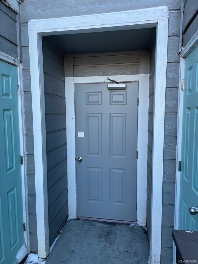 Breezeway door at entry