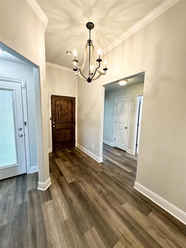 Beautiful Entryway with Chandelier