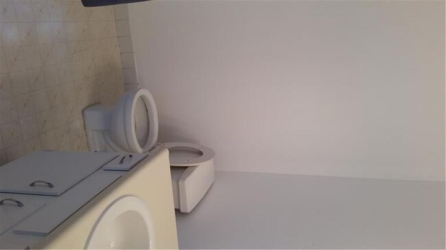 Powder room off of dining area