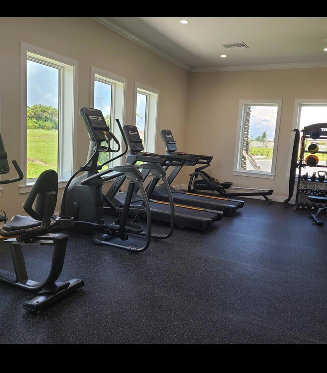 Fitness room at clubhouse