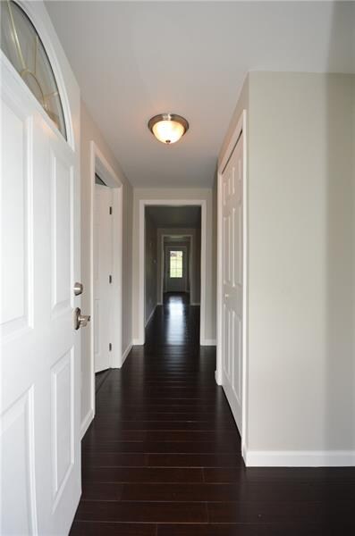 All leading from the front to the rear of the hous