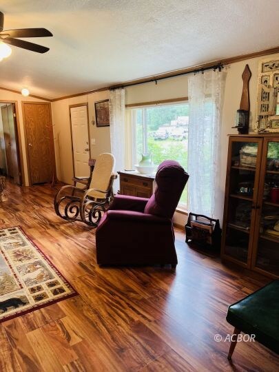 Looking from eating area