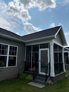 Enclosed back deck