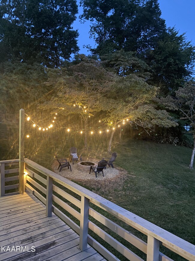 Firepit at Night
