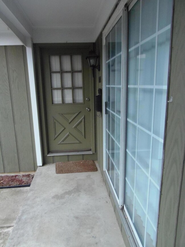 Front door & TON of windows