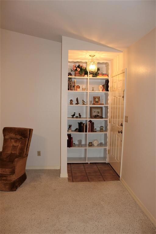 ENTRY: Built-in shelving