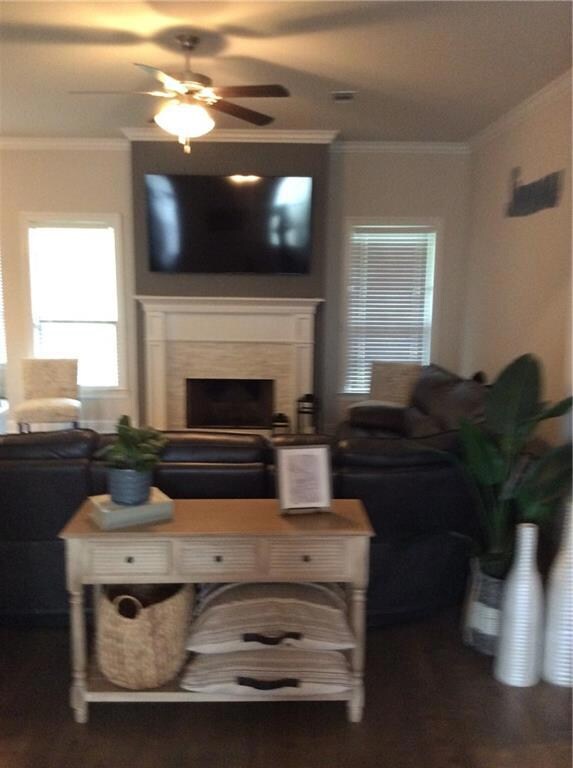 view from foyer going into living room