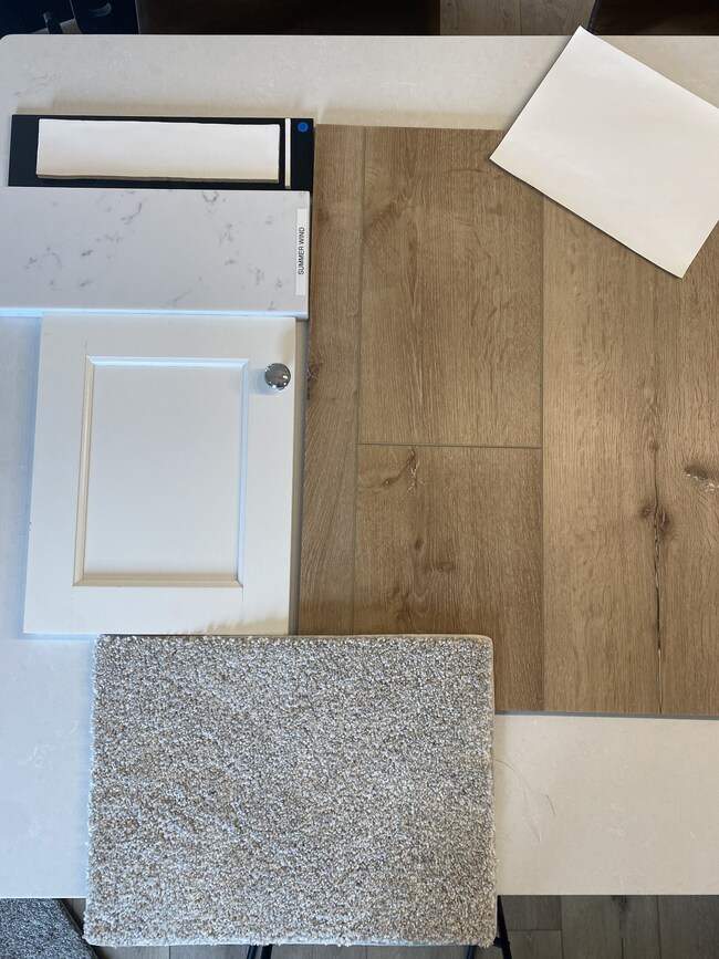 Selections for kitchen and living spaces