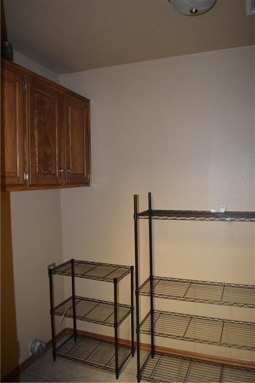 Laundry room that's large enough for a pantry.