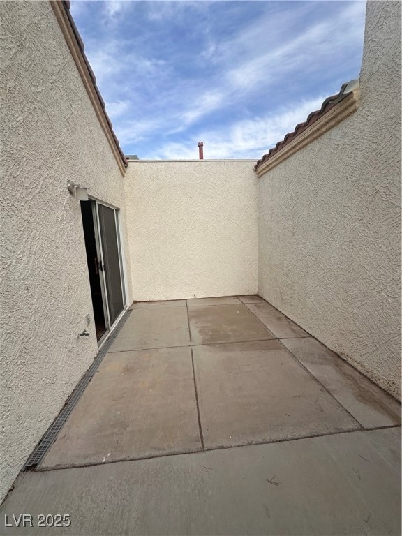 View of patio