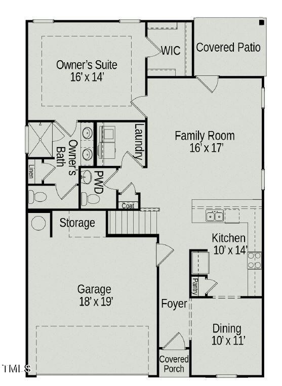 FLOORPLAN 1st Floor Drake Estates 21