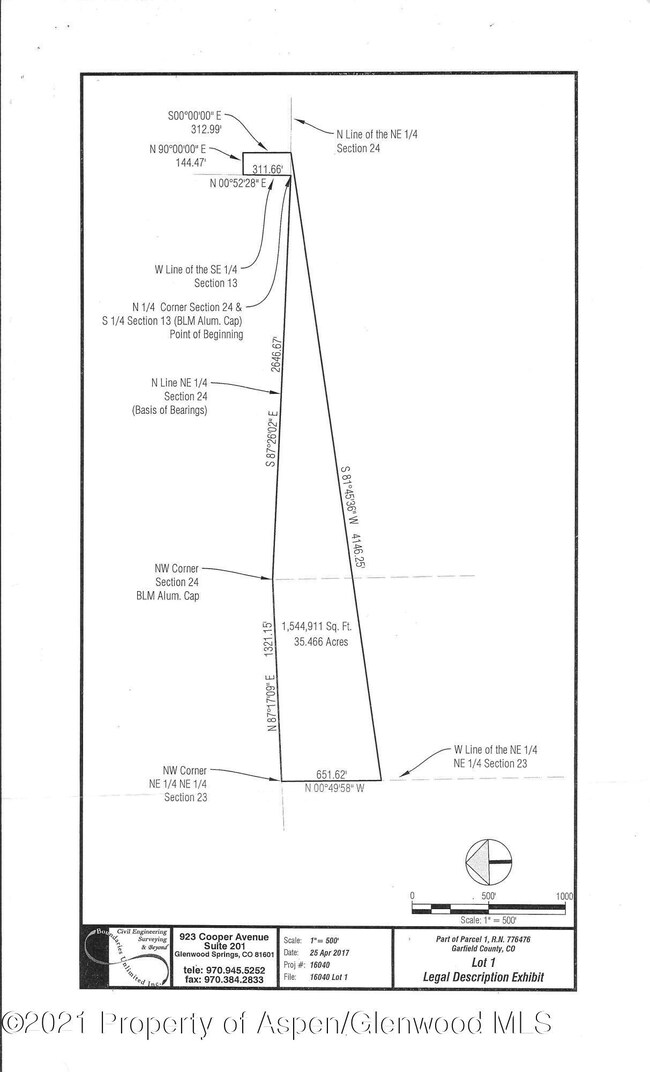 Lot 1 Map