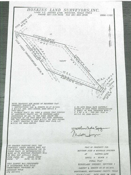 Survey map / technical document