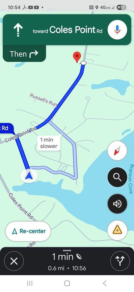 General location os very close to water