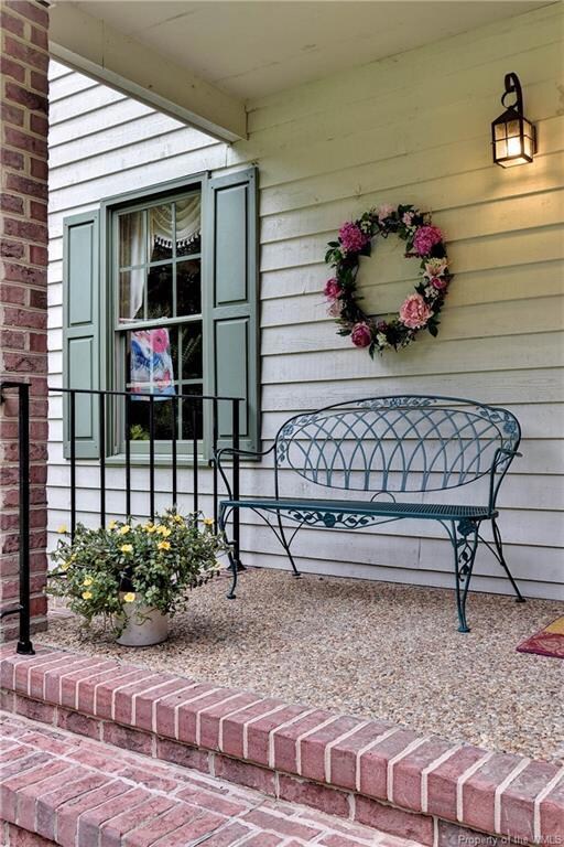 Welcoming porch