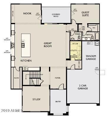 Spruce floorplan downstairs Lot 25