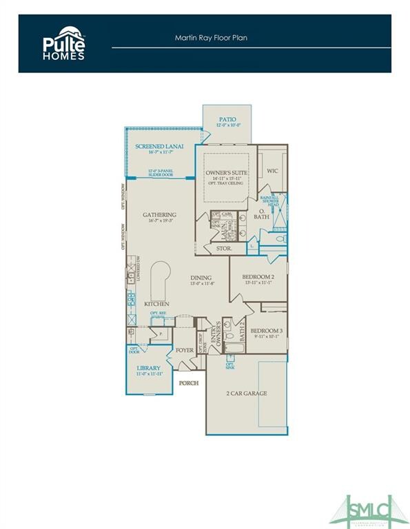 Floor plan layout.