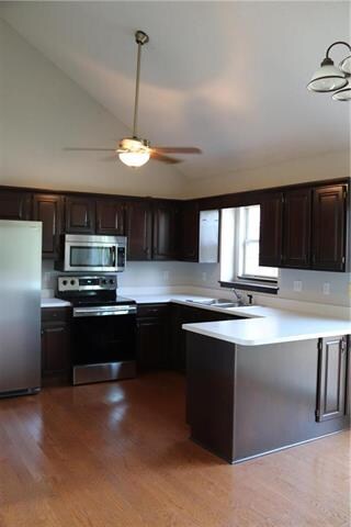 Kitchen with brand new appliances