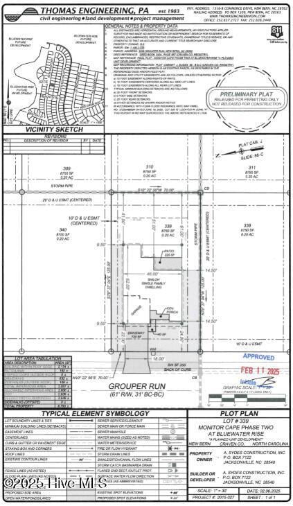 Preliminary Plot Plan Picture