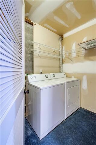 The laundry room is quietly on the 1st floor. 