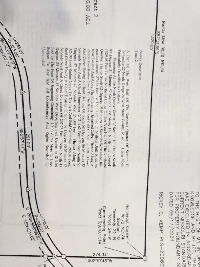Tract 2 legal