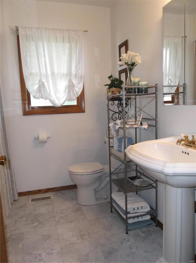 recently updated bathroom