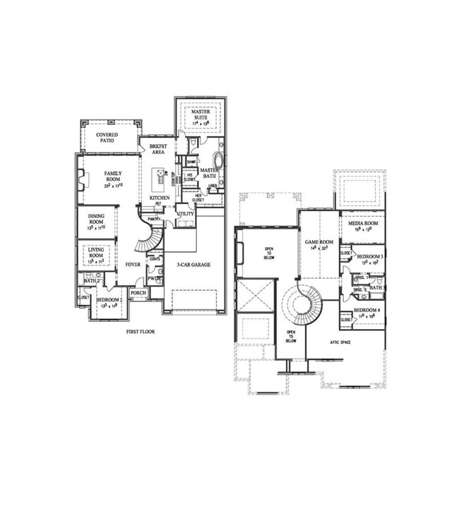 Floor plan. This does not show the 1/2 bath upstai