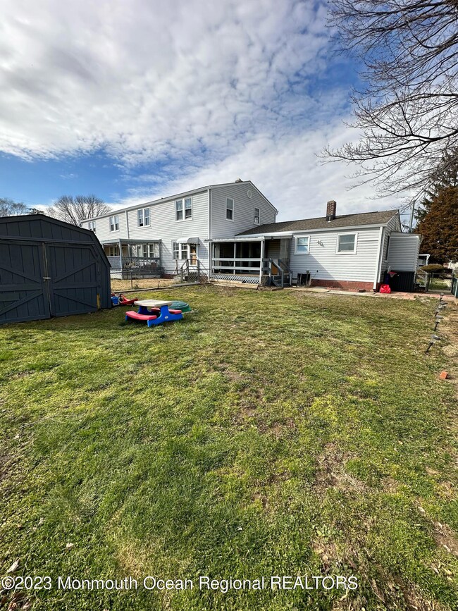 fenced in yard