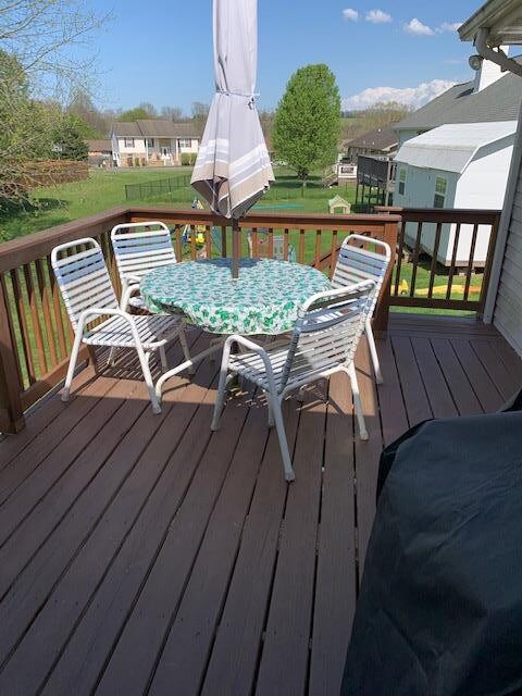 Patio Deck with B.BQ. grill