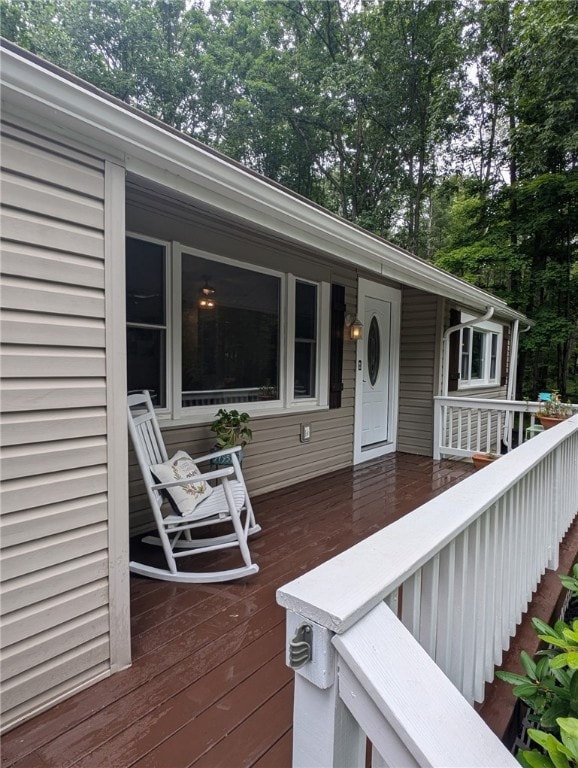 Enjoy a front porch view