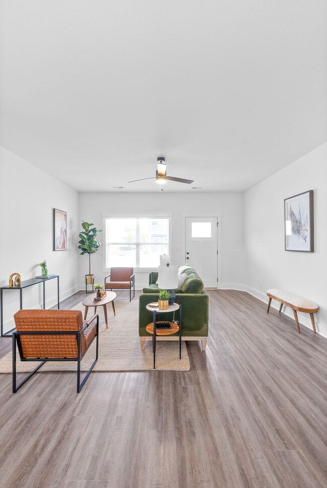 View of living room from dining room
