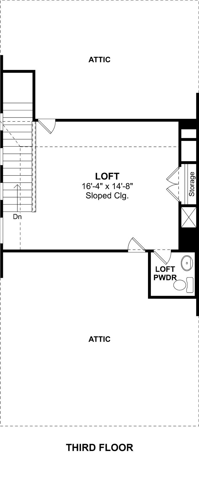The Penelope floor plan by K. Hovnanian Homes. 3rd