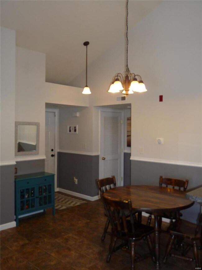 View of entry from living room.