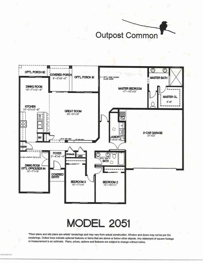 2051 Floor Plan