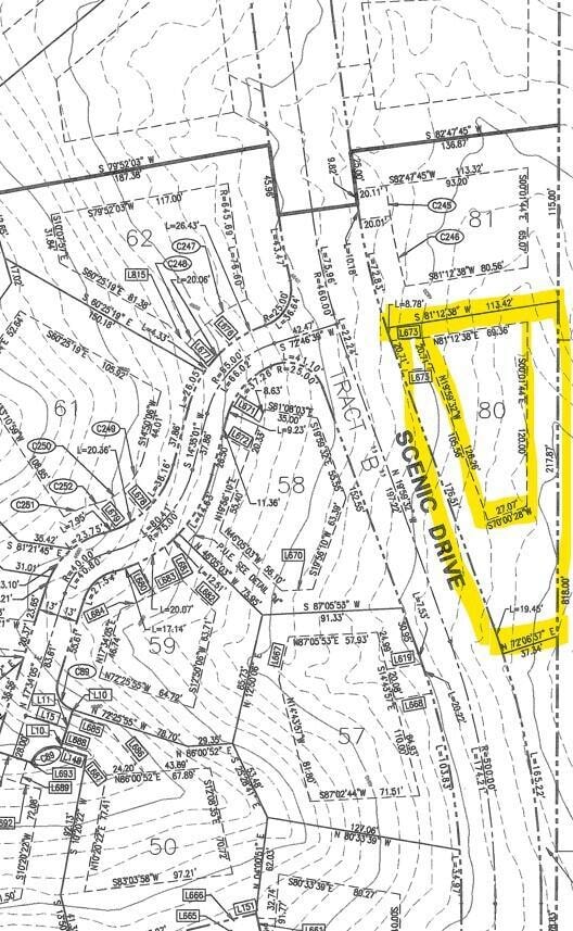Lot 80 topo highlighted