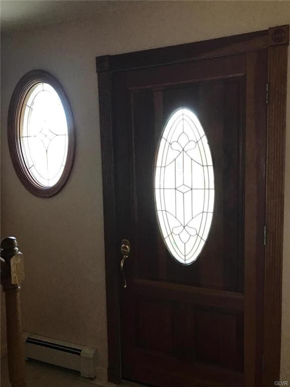 Oval Decorative Window and Front Door