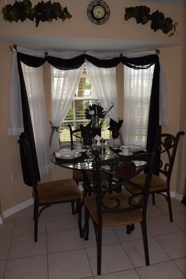 Dining Area With Bay Window