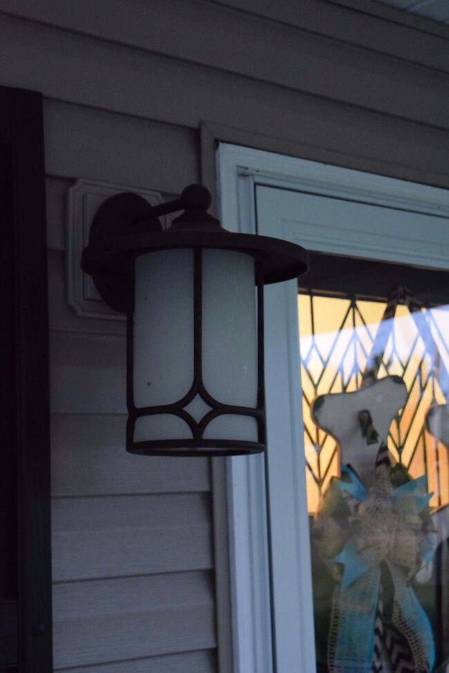 Nice light fixtures throughout home.