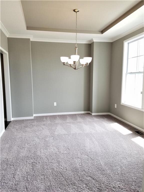 Formal Dining Room. Dining Room connects through K