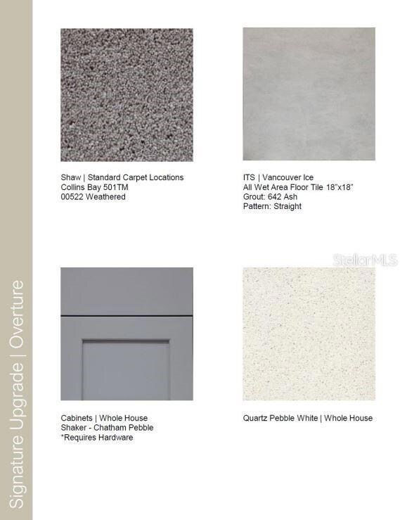 Design Selections ~ home is under construction, selections are subject to change