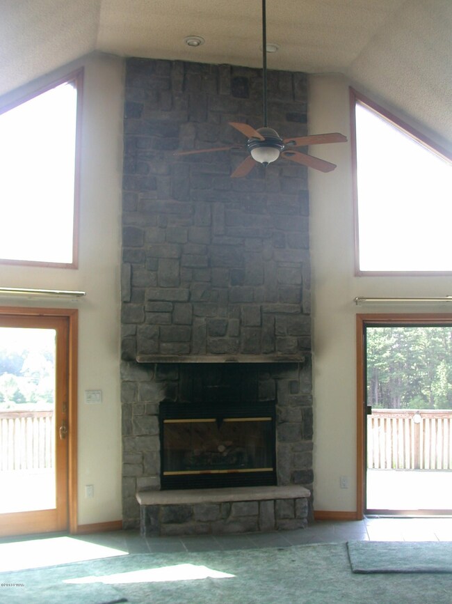 Great Room Stone Fireplace