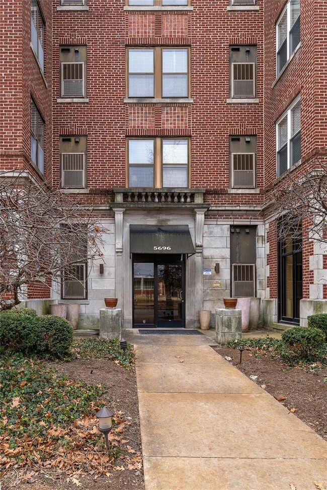 Historic CWE building at the end of a cul de sac w
