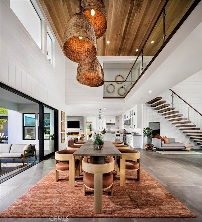 Dining Room to Kitchen: Chara - Alta Monte Collection at Tesoro - Photo of Model home.  Not actual home for sale.  Home is still under construction.