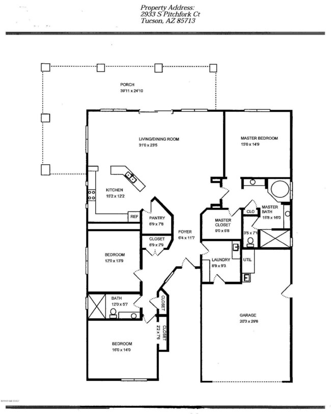 Floorplan Pitchfork Court