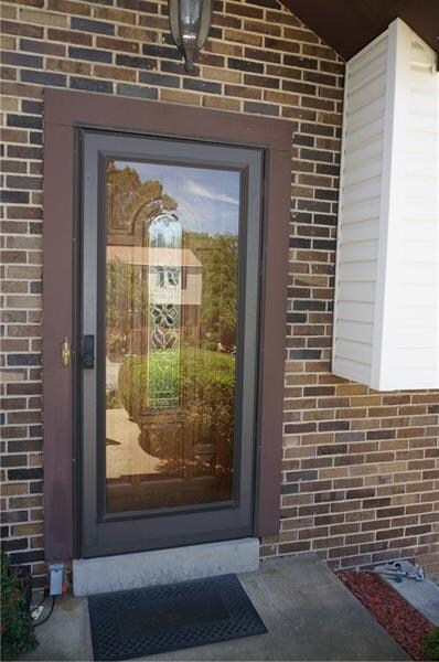 Newer front door snd storm door